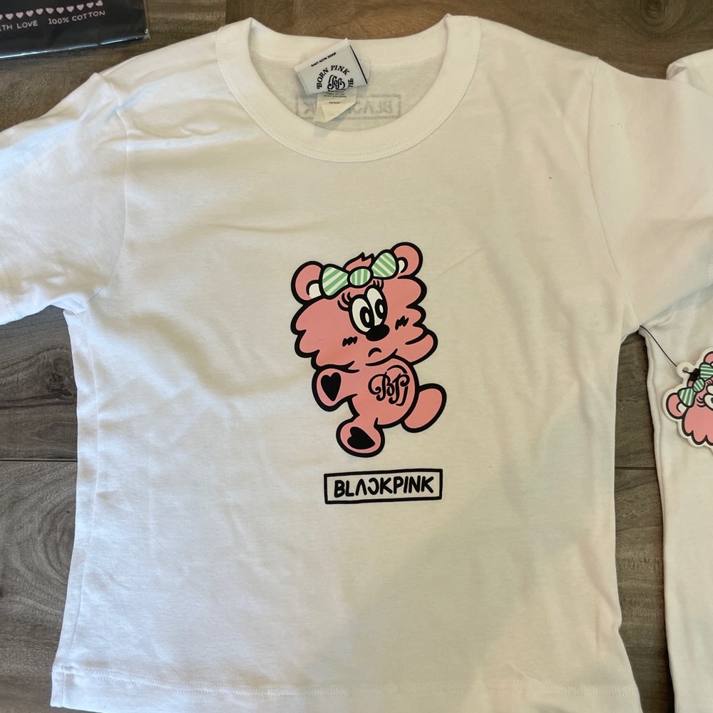 new with tag BLACKPINK VERDY limited collab Plush women’s baby t-shirt size M